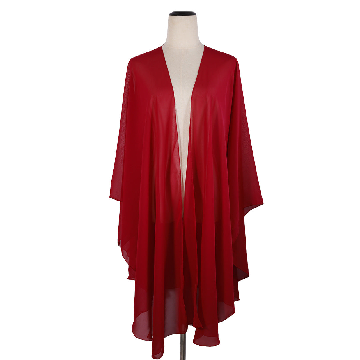 Luftig chiffongblus – elegant stil